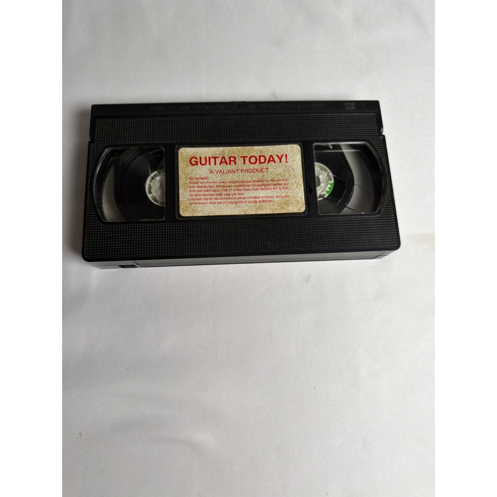 Vintage Valiant Product Guitar Today! VHS Tape Unisex N/A Black Good